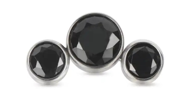 Piercing Ponto de luz Preto