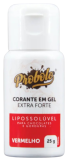 CORANTE GEL LIPOSSOLUVEL VERMELHO 25GR