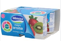 IOGURTE AROMA MIMOSA MORANGO KIWI MAGRO (PACK 4UNID