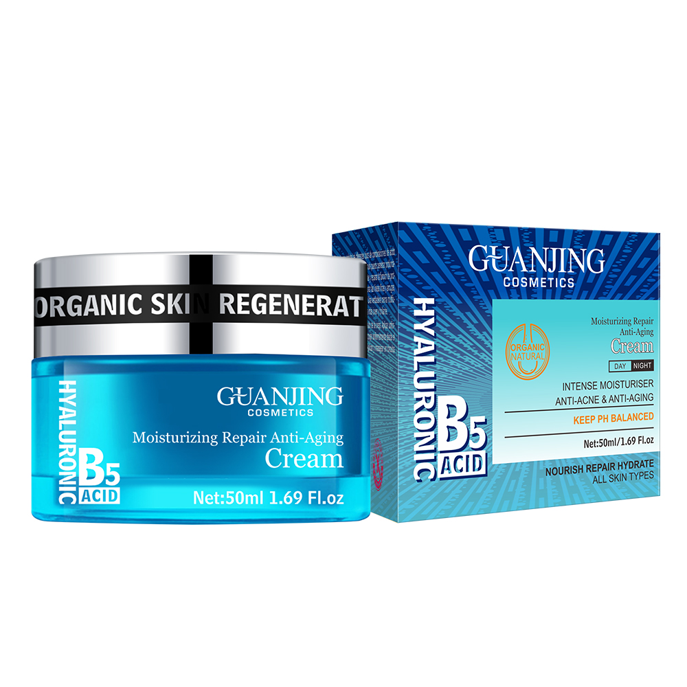 CREME FACIAL ÁCIDO HIALURÔNICO B5 ANTI-RUGAS DIA/NOITE - 50ML