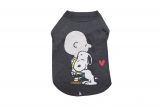 T-shirt Charlie Brown Hug Grafite - XL