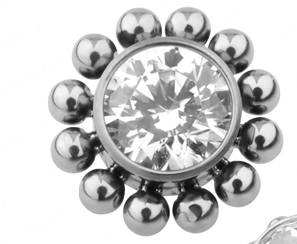 Piercing Flor esferas