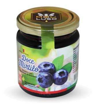 Compota Mirtilo 270gr Mel Luso