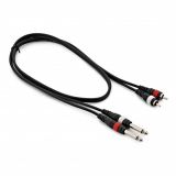Cabo Mono Jack(x2) - RCA(x2) Stereo, 1m