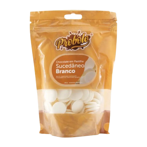 CHOCOLATE PASTILHA BRANCO BRILHANTE 250G