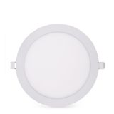 Painel led 12W 4200K circular branco natural