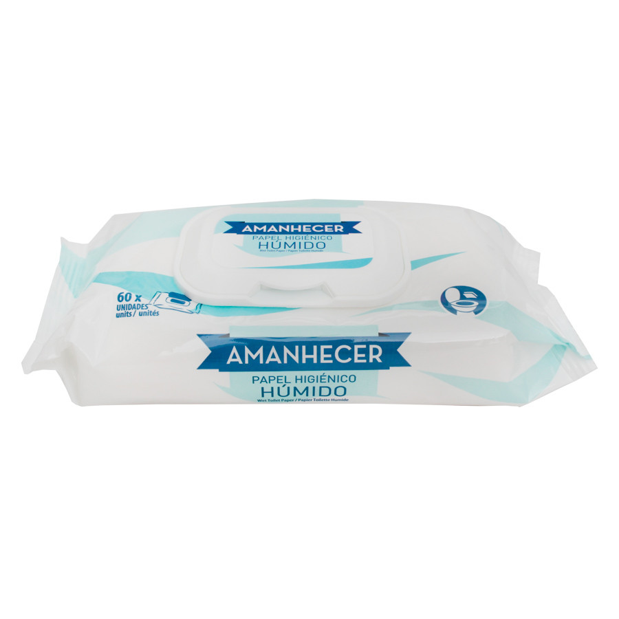 PAPEL HIGIÉNICO HÚMIDO AMANHECER 60UN