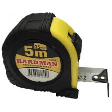 Fita Metrica 5mt x 25mm Hardman