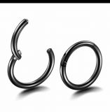 Argola Tavira 14mm Preta