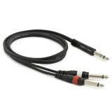 Cabo Jack Stereo - Jack Mono(x2), 1m
