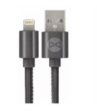 CABO USB-A 2.0 MACHO / IPHONE 5/6 COURO 1M