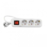 BLOCO TOMADA TRIPLA 1.5MT C/I BRANCA