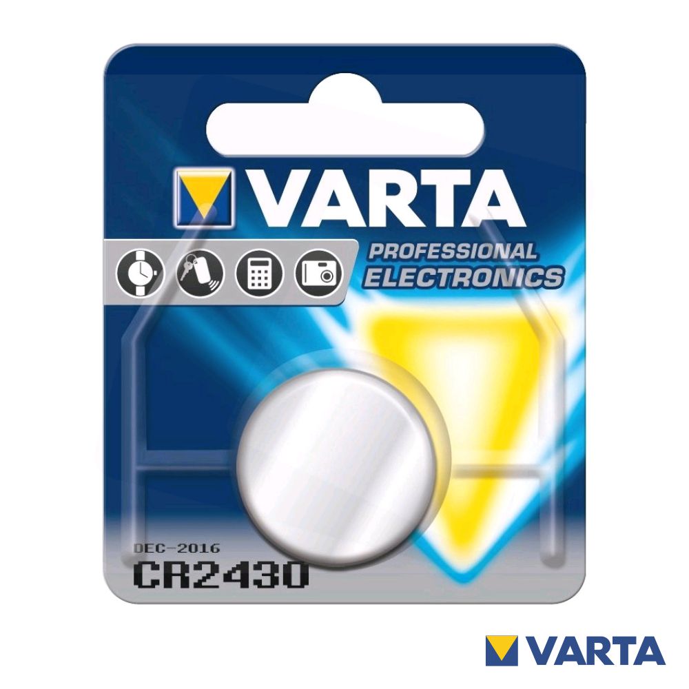 Pilha lithium CR2430 3V  VARTA