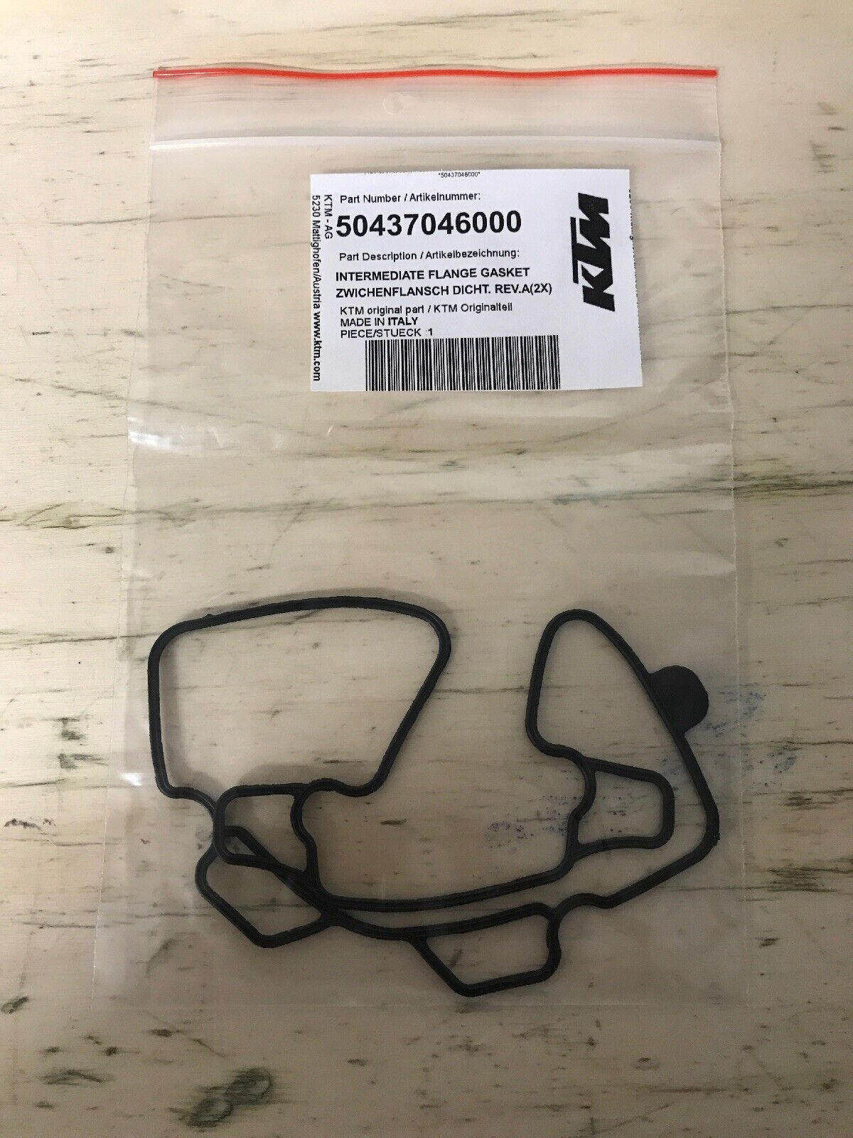 KTM GASKET CONNECTION FLANGE 50437046000