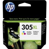 Tinteiro Cores HP Deskjet 1255/2710/Envy 6010/6020 - HP305XL - 200 páginas