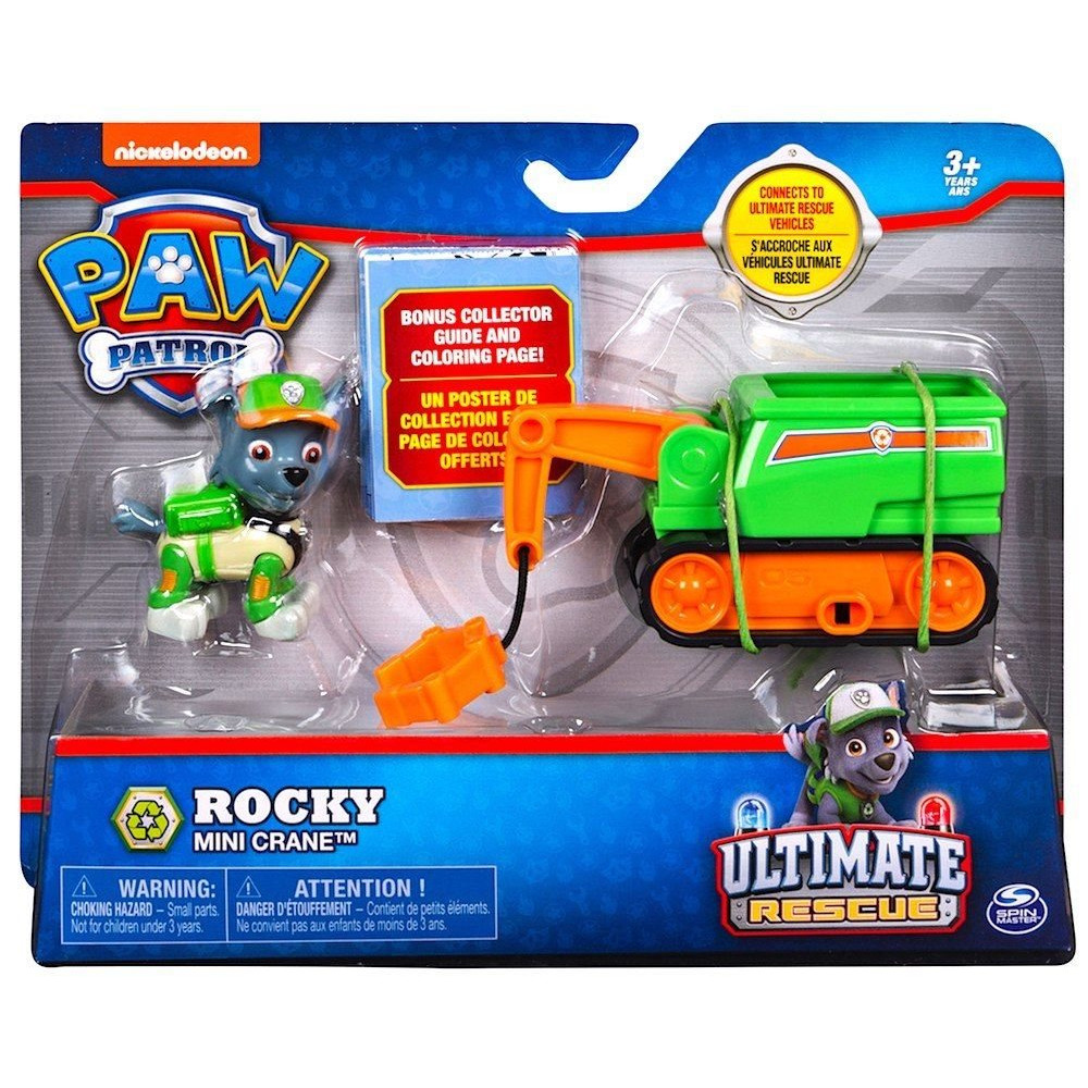 Paw Patrol Rocky - Mini veiculo c/ figura