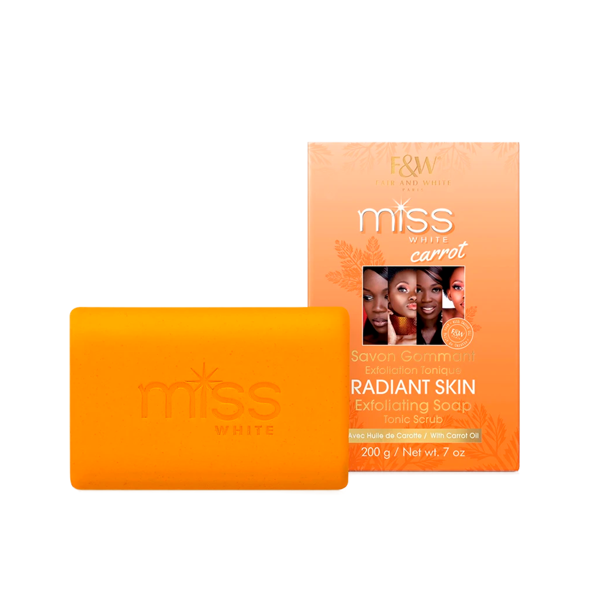 F&W White New Sabonete Esfoliante 200G 