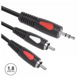 Cabo jack 3.5 macho ST/2-RCA mach 1.8M