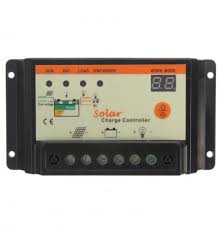 CONTROLADOR DE CARGA SOLAR/POSTE  INTELIGENTE PWM 12V 24V 10A