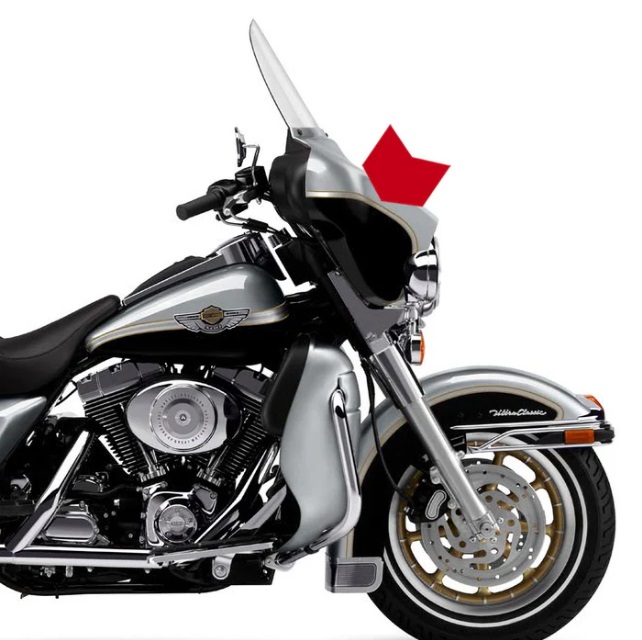 STICKERS PARA HARLEY DAVIDSON TOURING FLHTC CENTENÁRIO PARA BATWING