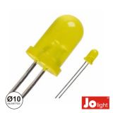 Led difuso de alto brilho 3.2VDC Ø10mm amarelo