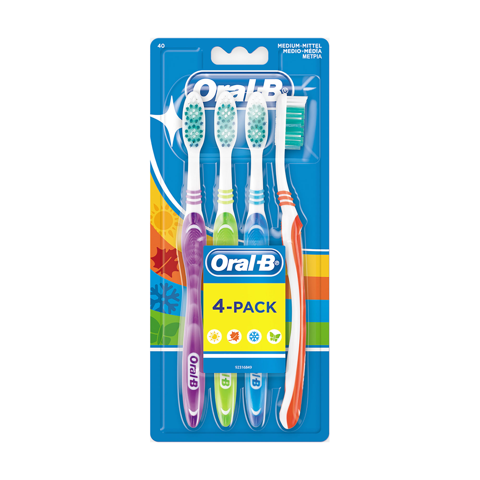 ESCOVA DE DENTES SHINE CLEAN 4UN ORAL-B