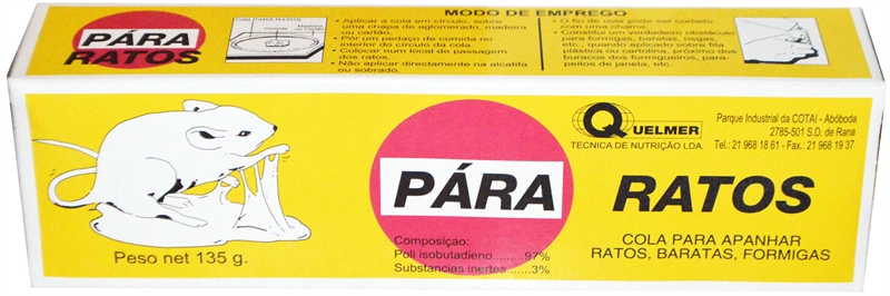 Cola P/Ratos Tubo 135 grs