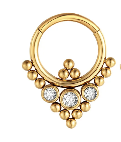 Argola Indie Premium 10 Gold - Tatanium