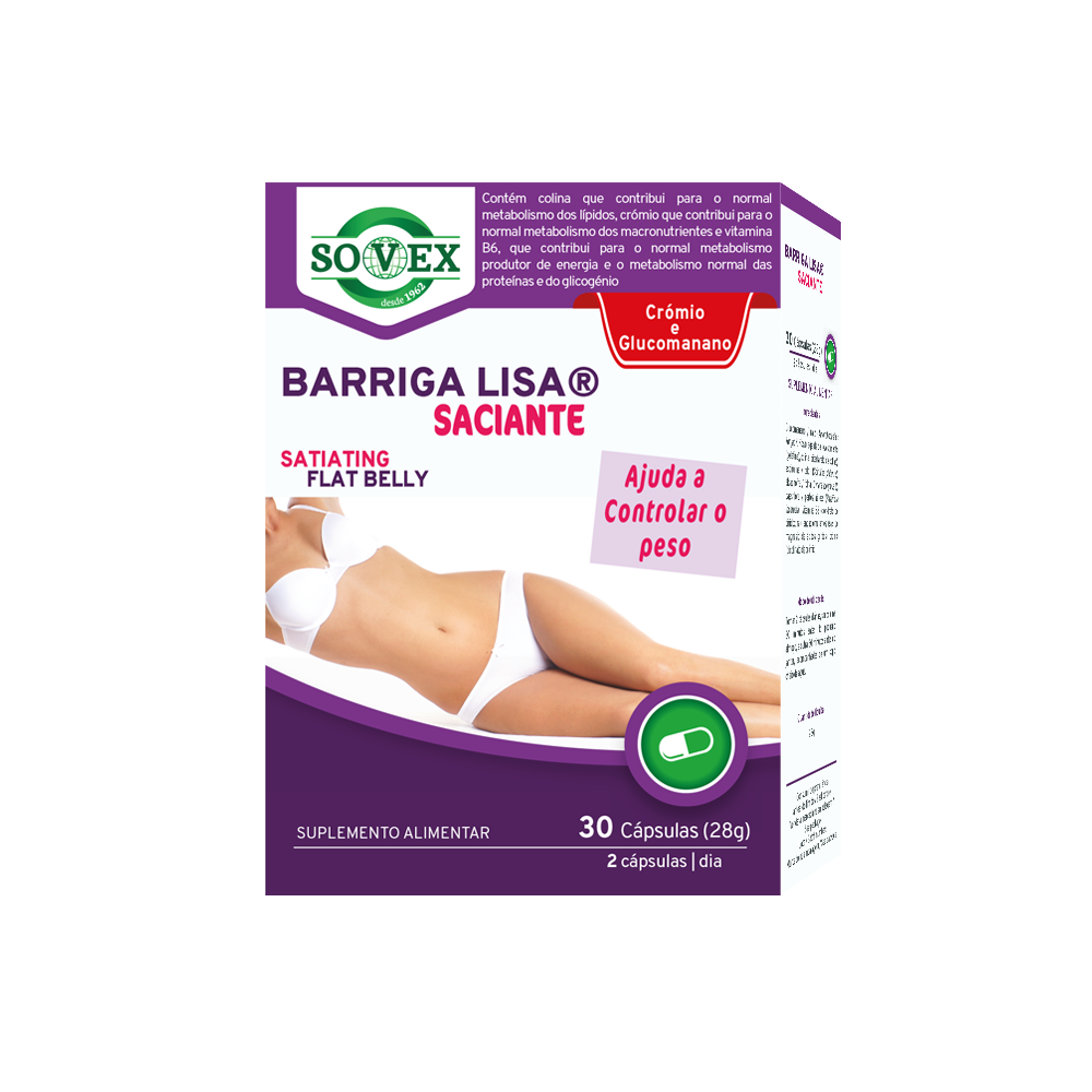 Barriga Lisa® Saciante 30 Cápsulas