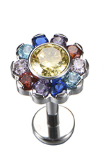 Piercing Flor 11 colors