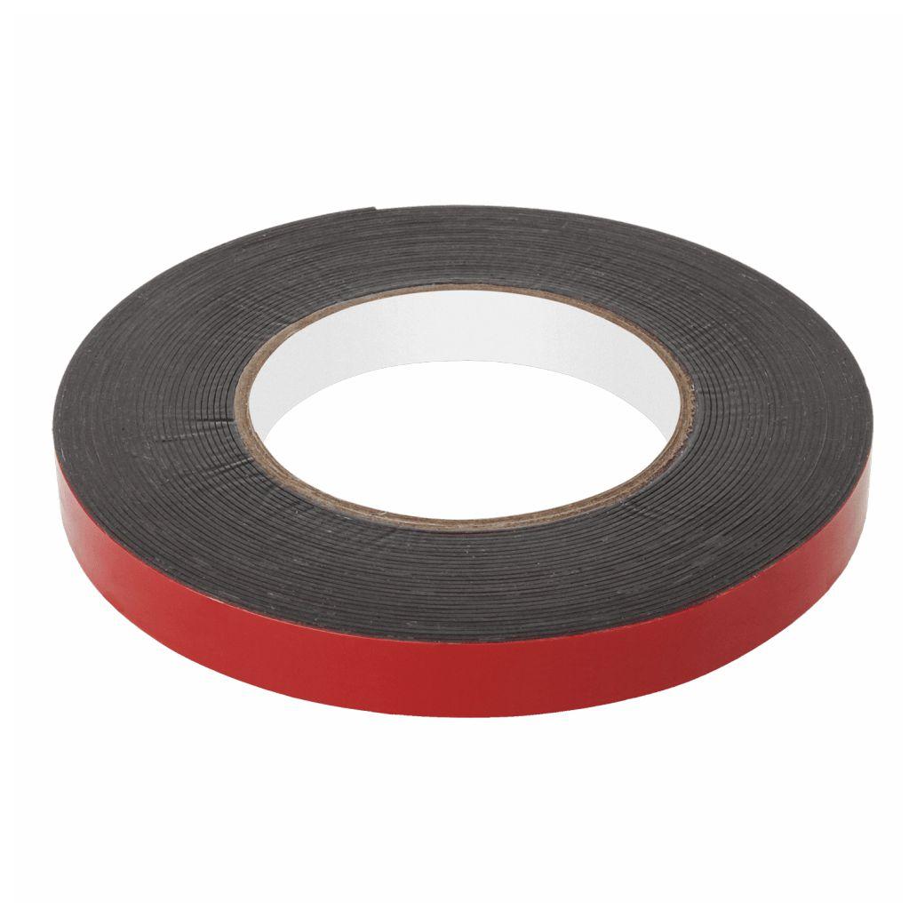 Fita adesiva dupla face espuma preta 15mm x 10m