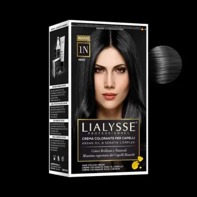 Creme Colorante para Cabelo 1N Preto Lialysse