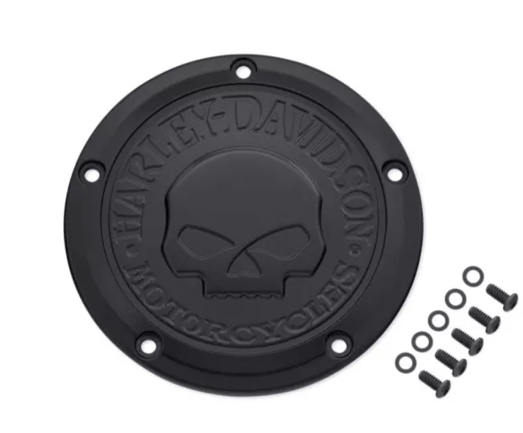 DERBY COVER WILLIE G SKULL HD BLACK