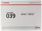 CARTRIDGE 039 BK (+/- 11.000) /LBP351/52 CANON