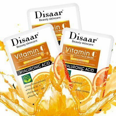 DISAAR MÁSCARA FACIAL DE VITAMINA C E ÁCIDO HIALURÔNICO
