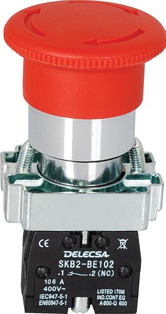 Botão emergência Delecsa D-7809/2C