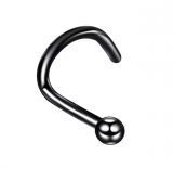 Nostril  Liso preto Titânio 