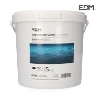 CLORO 5 AÇOES TABLETE 5KG FUSÃO EDM