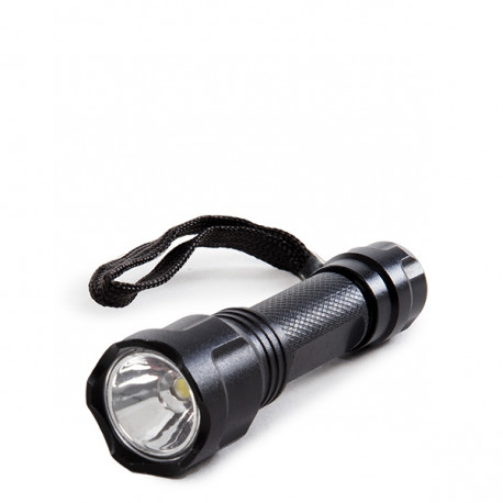 Lanterna led aluminio 100Lm preto