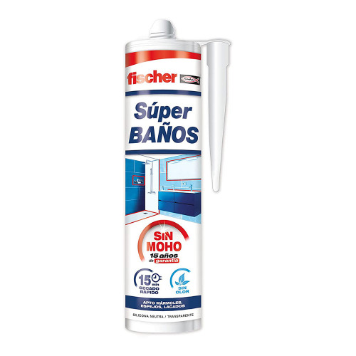 SILICONE SUPER BANHOS TRANSP. ANTIMOFO 280ML