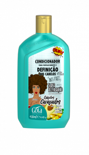 Gota Dourada Condicionador Cabelos Cacheados