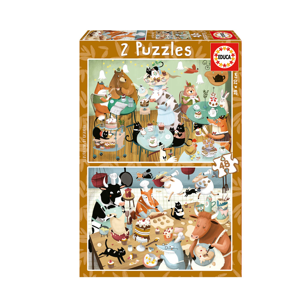 PUZZLE JUNIOR 2X48 TALES OF THE FOREST