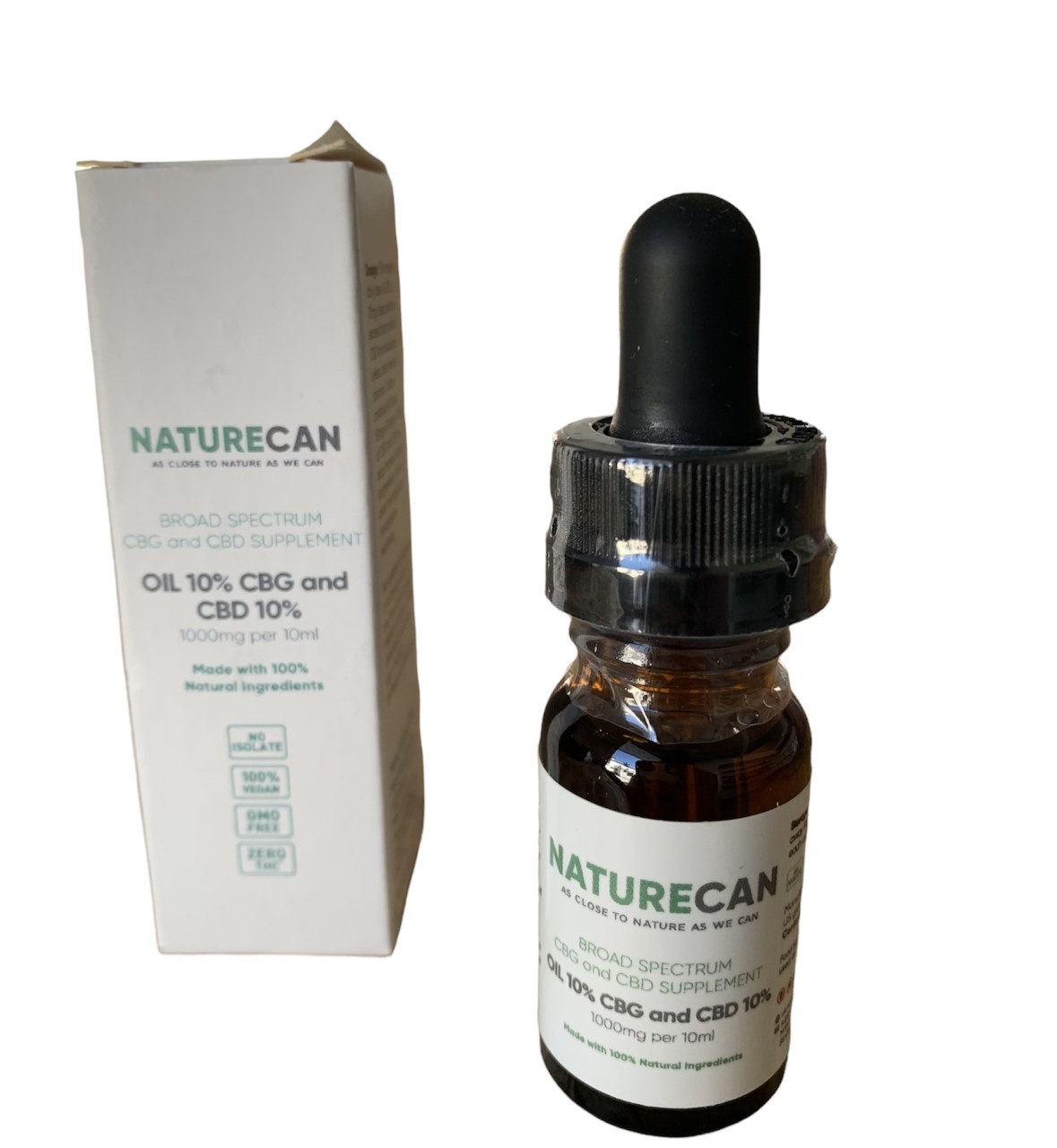 Óleo 10% CBG e CBD - 10ml