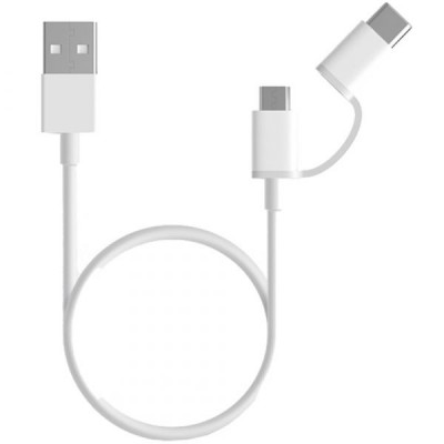 CABO XIAOMI MI 2-IN-1 USB MICRO USB TYPEC 100CM