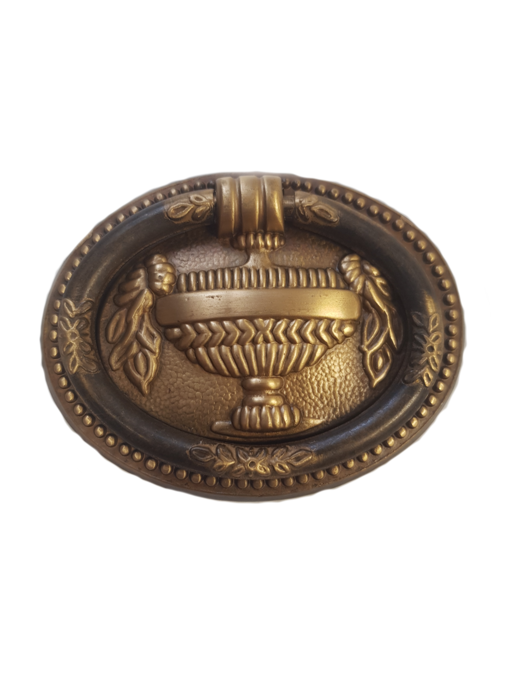 Asa Puxador Oval Latonado