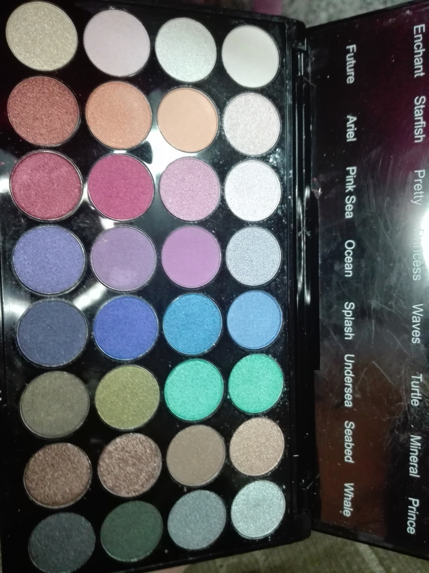 maquillaje ojos (mermaids forever palette)