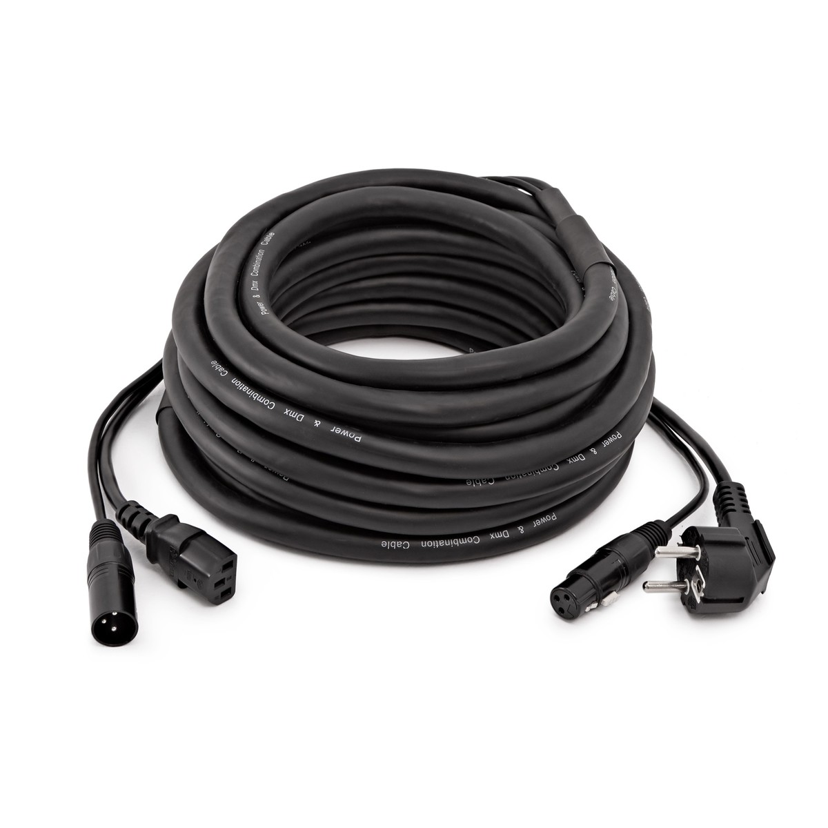 Cabo de Combinação XLR e EU IEC 25m