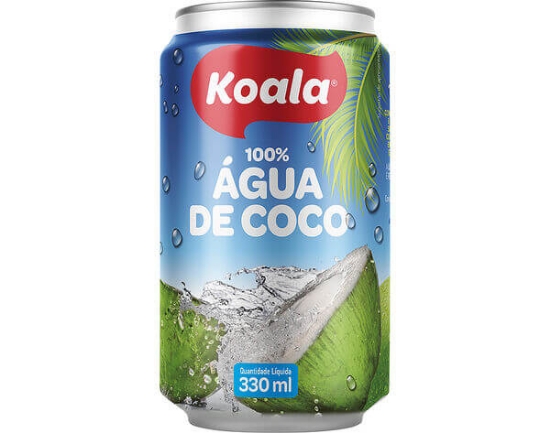 ÁGUA DE COCO 100% KOALA  LATA 330ML