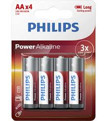 PILHAS LR06 AA POWER PHILIPS BL4