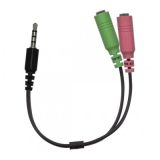 ADAPTADOR AUDIO GENIUS ACC-100 2X3.5MM PARA 1X3.5MM